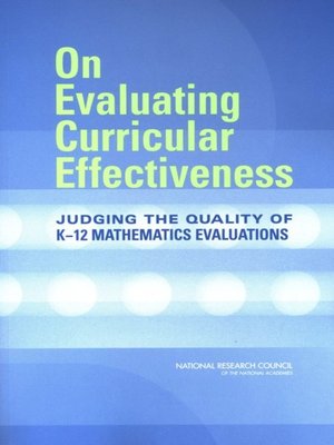 cover image of On Evaluating Curricular Effectiveness